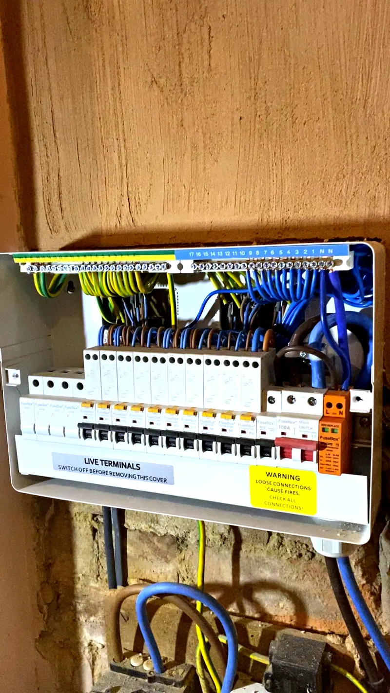 Consumer unit installation by London BS Ltd